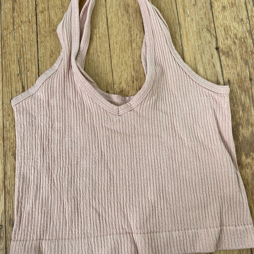 Urban outfitters pink crop top